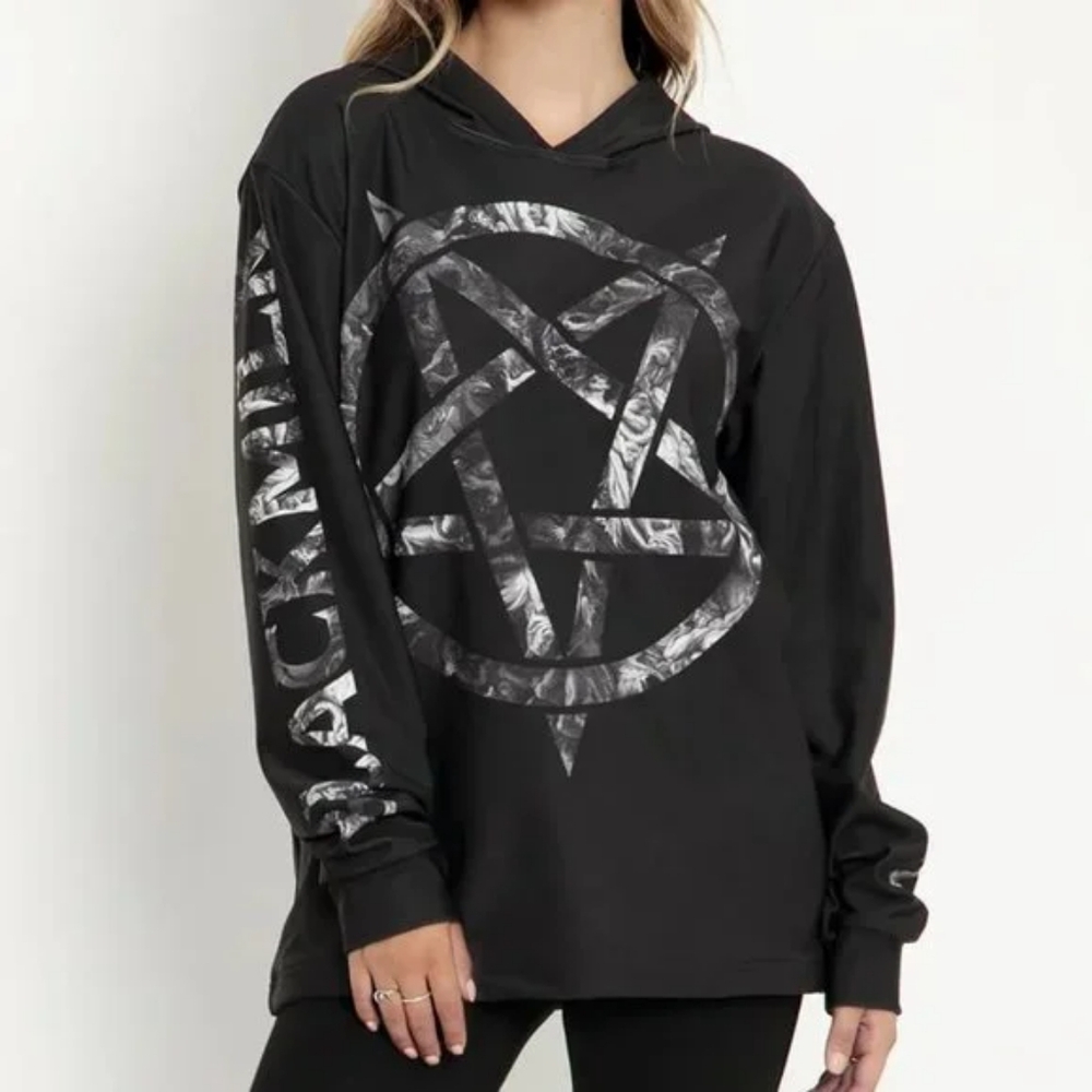 BlackMilk The Fall Of The Rebel Angels Pentagram Hoodie Sweater